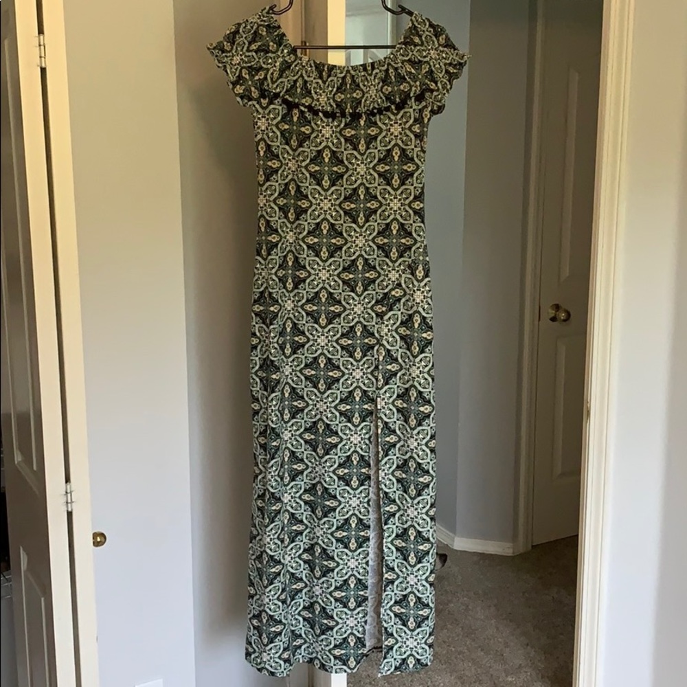 Dress with slit